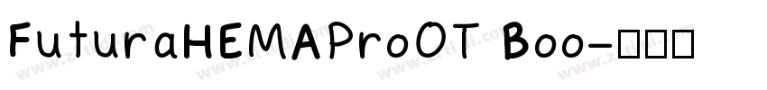 FuturaHEMAProOT Boo字体转换
